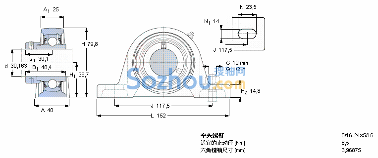 SYH 1.3/16 WF